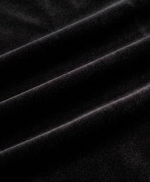 Black Tailored Fit Velvet Peak Lapel Evening Jacket